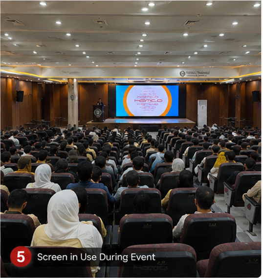 Iqra National University P2.5 Indoor SMD Display