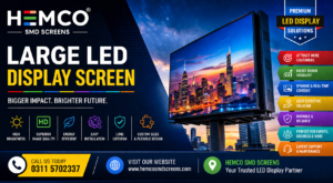 Large LED Display Screen in Pakistan | HEMCO SMD SCREENS