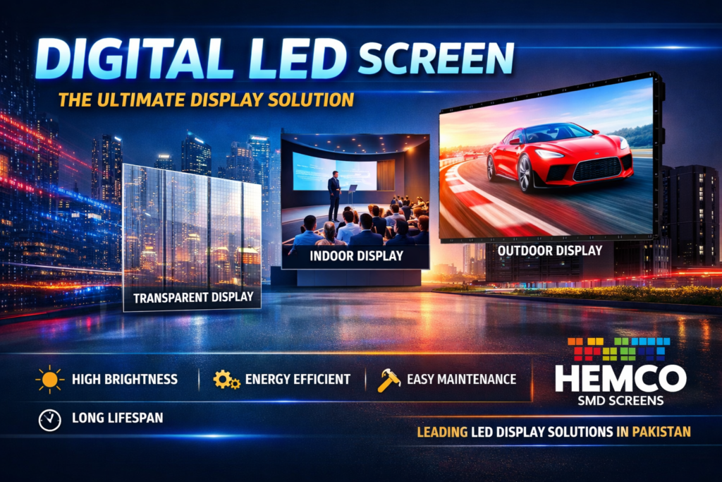 Digital LED Screen in Pakistan | HEMCO SMD SCREENS