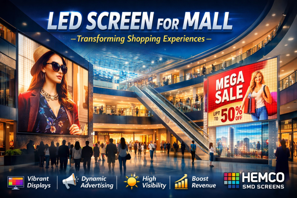 LED Screen for Mall in Pakistan | HEMCO SMD SCREENS