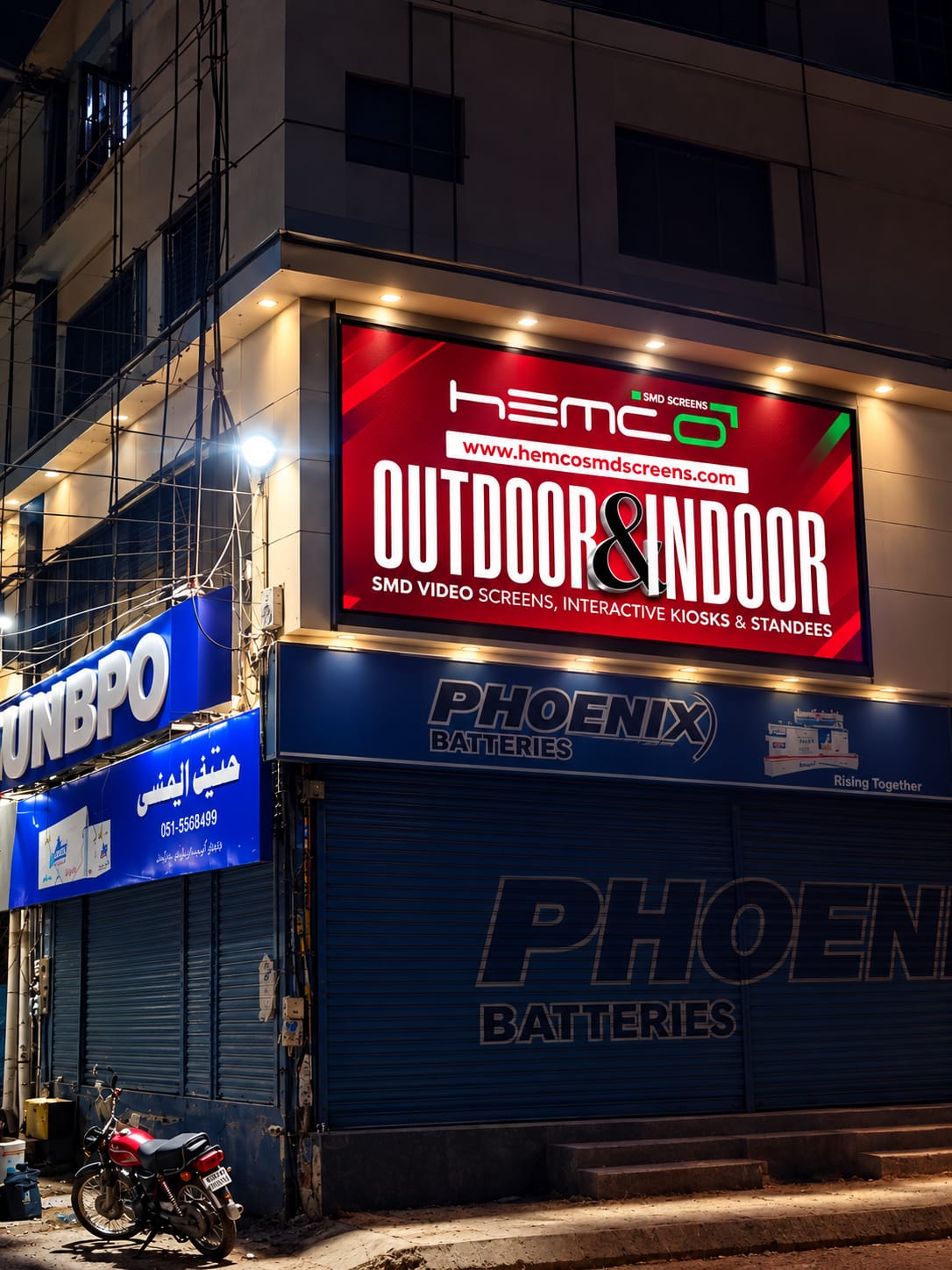 P5 Outdoor SMD Screen 12x7ft Axxon BPO Saddar Rawalpindi