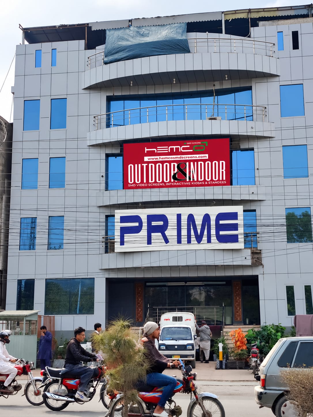 P5 Outdoor SMD Screen 16x7ft Prime BPO Rawalpindi