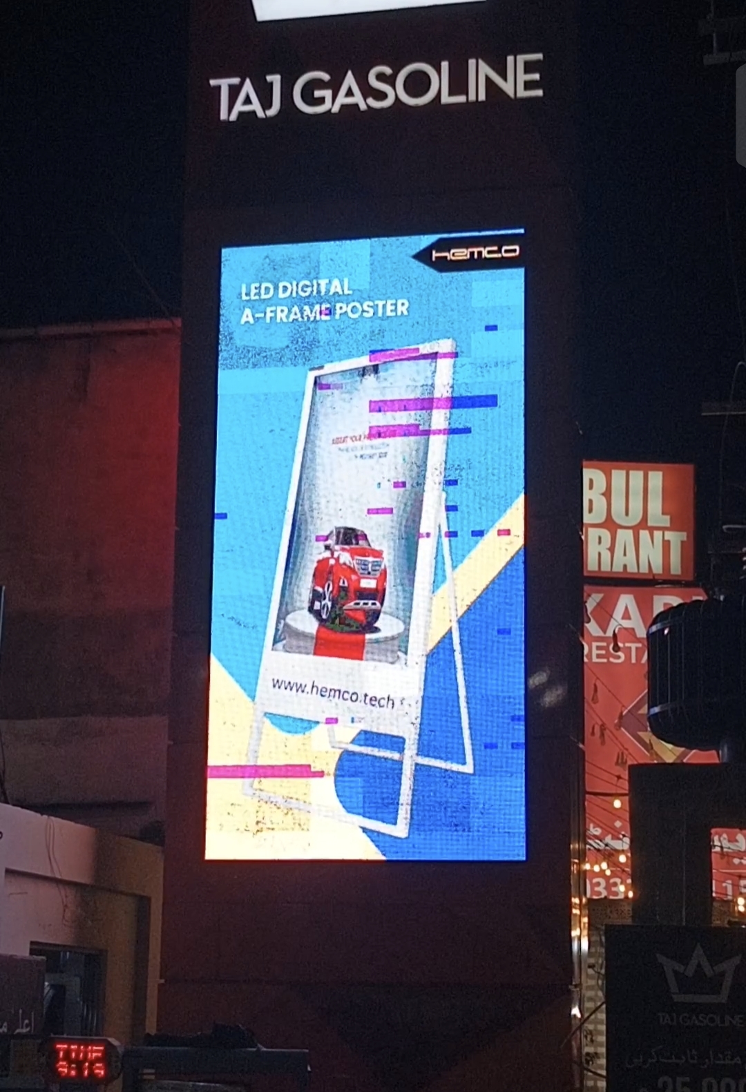 HEMCO LED display project work